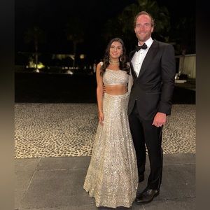 Silver Lengha lehenga